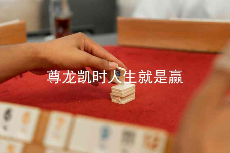 尊龙凯时人生就是赢
